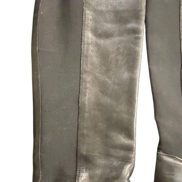 Kenneth Cole riding boots leather upper size 8 1/2 black - Picture 3 of 10